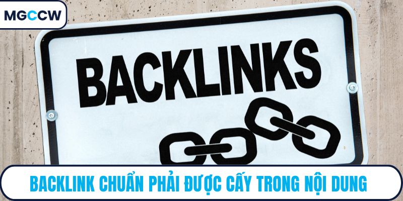 Backlink chuẩn phải được cấy trong nội dung cùng ngành