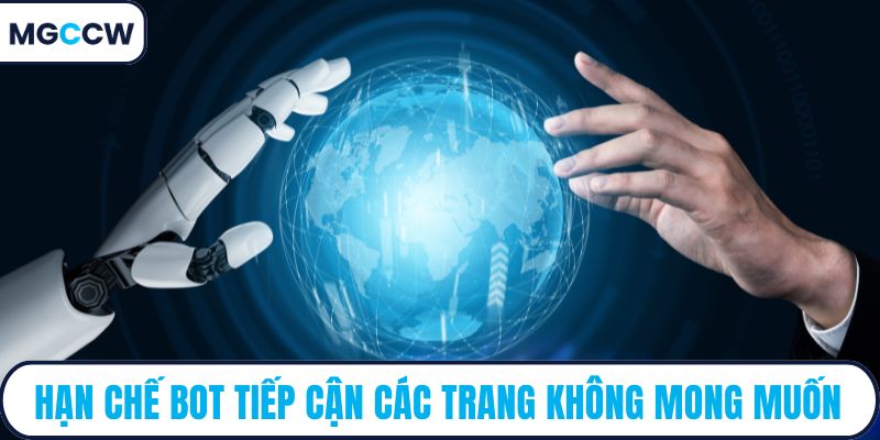 Hạn chế bot tiếp cận các trang không mong muốn