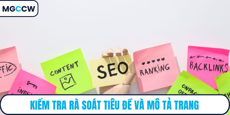 Kiểm tra rà soát tiêu đề và mô tả trang