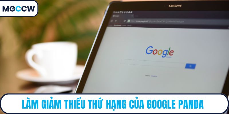 Làm giảm thiểu thứ hạng của Google Panda