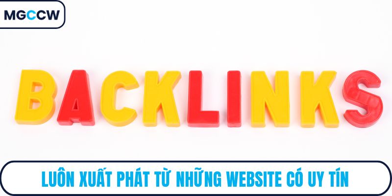 Luôn xuất phát từ những website có uy tín
