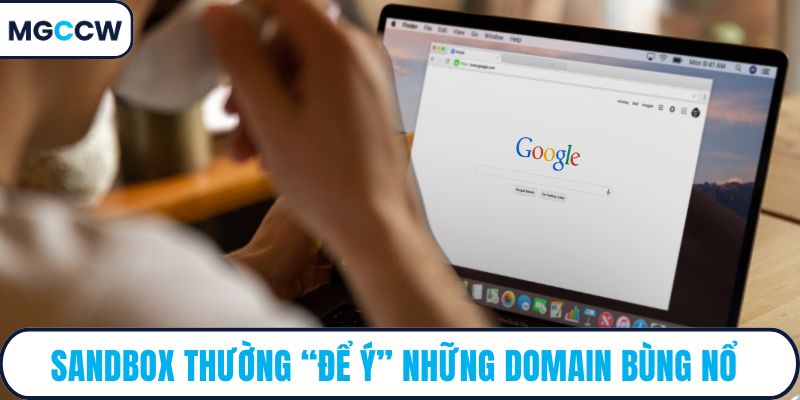 Sandbox thường “để ý” những domain bùng nổ bất thường